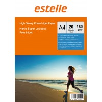 Hartie foto A4 glossy single side 150g/mp la pachet de 20 coli Hartie foto A4 glossy single side 150g/mp la pachet de 20 coli
