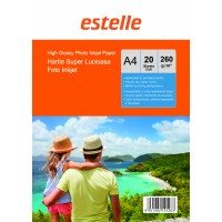 Hartie foto A4 glossy single side 260g/mp la pachet de 20 coli Hartie foto A4 glossy single side 260g/mp la pachet de 20 coli