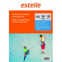 Hartie foto A4 glossy double side 140g/mp la pachet de 20 coli Hartie foto A4 glossy double side 140g/mp la pachet de 20 coli