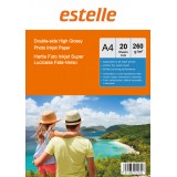 Hartie foto A4 glossy double side 260g/mp la pachet de 20 coli Hartie foto A4 glossy double side 260g/mp la pachet de 20 coli