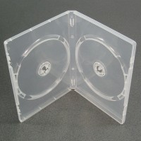 Carcasa dubla DVD transparenta (clear) 14mm Carcasa dubla DVD transparenta (clear) 14mm