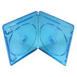 Carcasa dubla bluray BD albastra 11mm Carcasa dubla bluray BD albastra 11mm