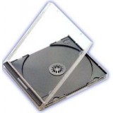 Carcasa CD normala jewel case cu tava neagra si grosime de 10.4mm Carcasa CD normala jewel case cu tava neagra si grosime de 10.4mm