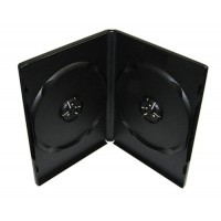 Carcasa dubla DVD neagra 14mm Carcasa dubla DVD neagra 14mm