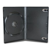 Carcasa DVD neagra 14mm single Carcasa DVD neagra 14mm single