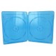 Carcasa dubla bluray BD albastra 11mm Carcasa dubla bluray BD albastra 11mm