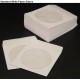 Plic pentru CD / DVD din hartie alba, cu fereastra circulara transparenta Plic pentru CD / DVD din hartie alba, cu fereastra circulara transparenta