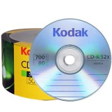 CD R80 Kodak cu logo viteza 52x - pachet de 50 discuri CD R80 Kodak cu logo viteza 52x - pachet de 50 discuri