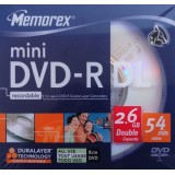 mini DVD-R DL (dual layer) 2.6GB Memorex viteza maxima 4x mini DVD-R DL (dual layer) 2.6GB Memorex viteza maxima 4x
